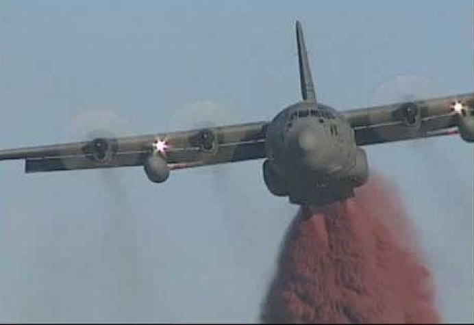 Hércules C-130 se suma al combate contra los incendios forestales