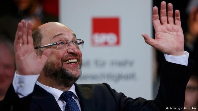 Martin Schulz, oficialmente designado como rival socialdemócrata de Merkel