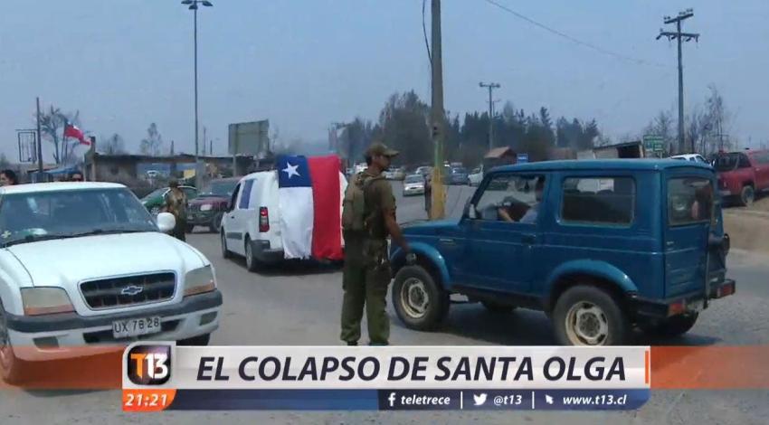 [VIDEO] Santa Olga colapsa con llegada masiva de voluntarios