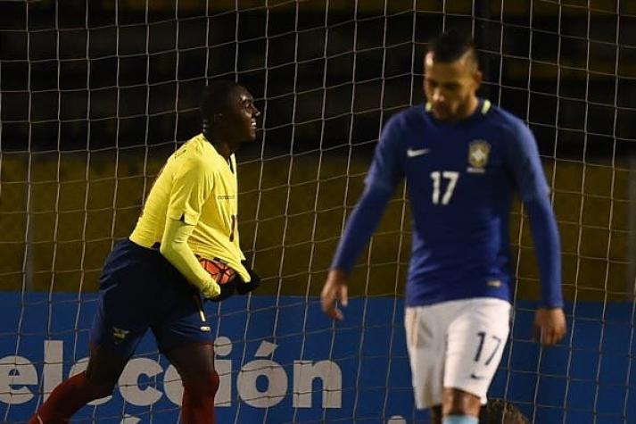 Ecuador gracias a dos penales logra valioso empate ante Brasil en el hexagonal Sub 20