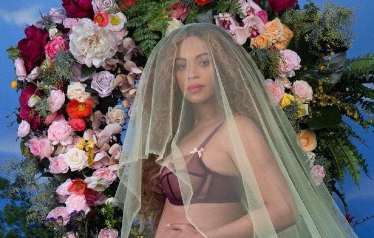 La imagen de Beyoncé embarazada se transforma en un gigantesco mural