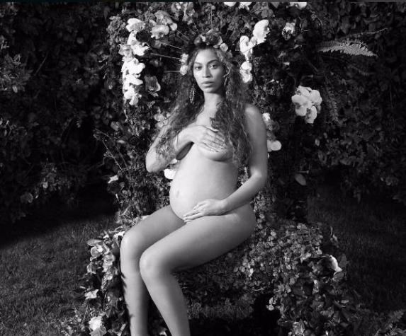 Beyoncé: Revelan nuevas imágenes de la sesión de fotos de su embarazo