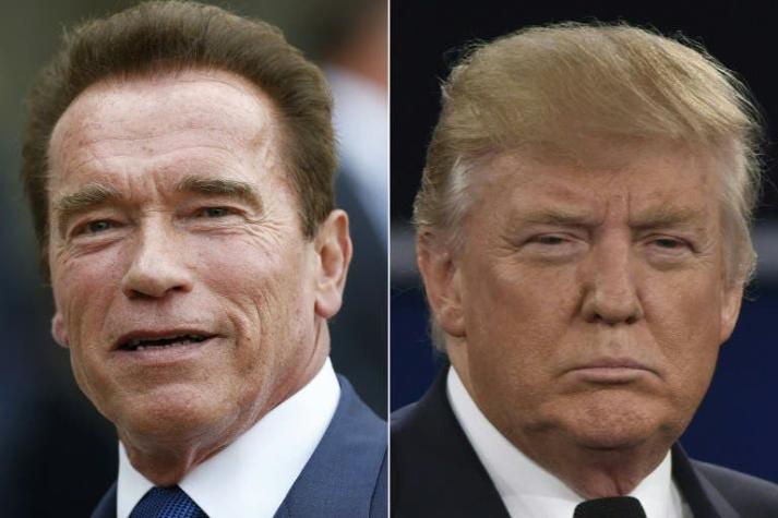 Nuevo contragolpe de Schwarzenegger contra Trump: "Intercambiemos trabajos"