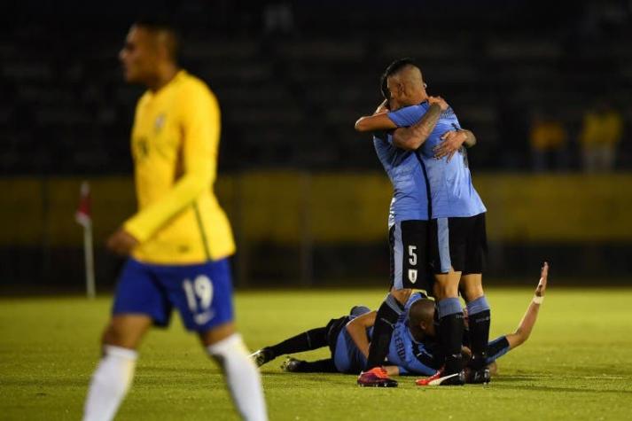[VIDEO] Uruguay es líder del Sudamericano Sub 20 tras vencer al último minuto a Brasil
