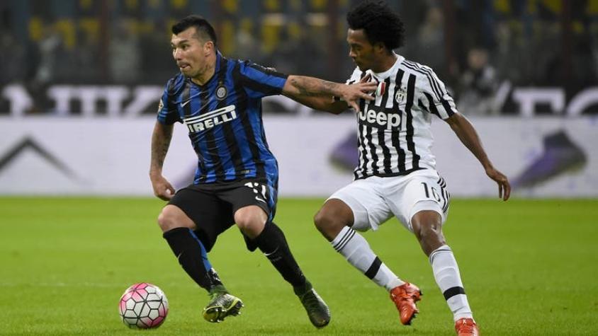 [Minuto a Minuto] Gary Medel cayó junto al Inter frente a Juventus