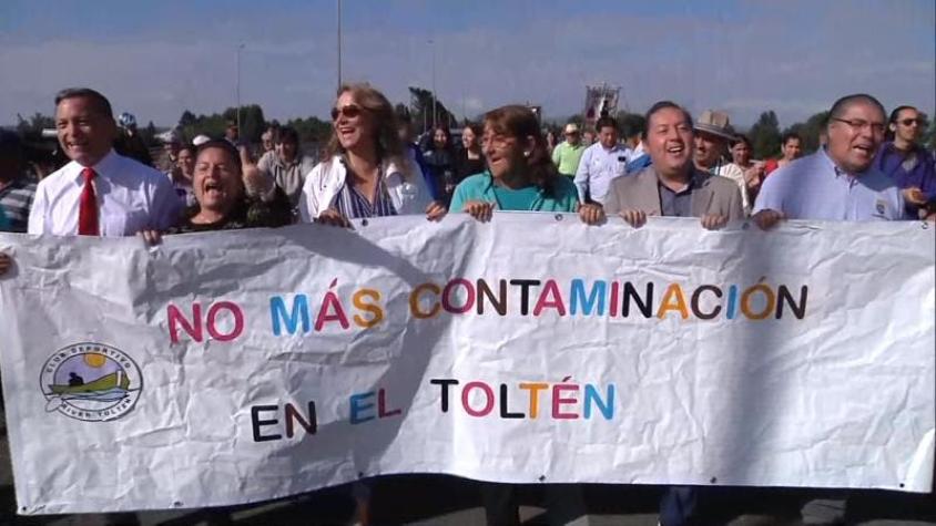 [VIDEO] Protestas por vagones en río Toltén