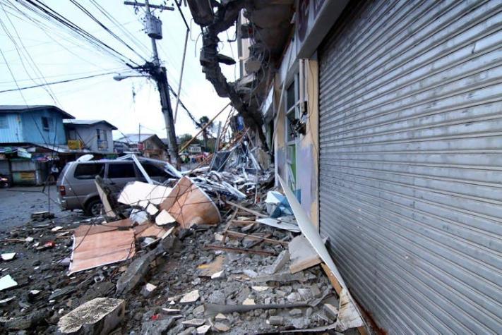 Fuerte terremoto deja al menos seis muertos en el sur de Filipinas