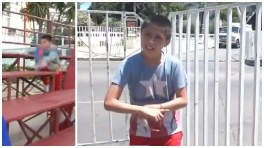 [VIDEO] Las declaraciones de Adriano, el niño que protagonizó el primer viral del Festival