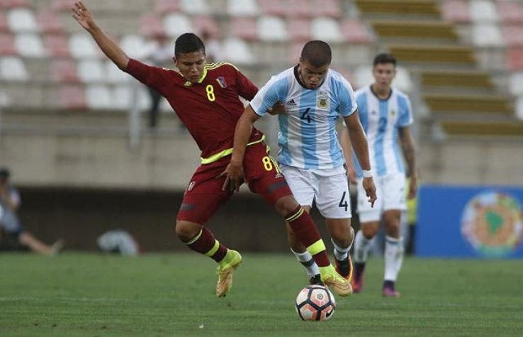 Venezuela vence a Argentina e inicia con el pie derecho su participación en el Sudamericano Sub 17