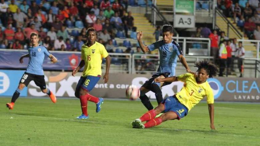 Ecuador da el golpe y vence a Uruguay en el Sudamericano Sub 17