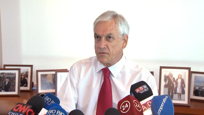 Piñera respalda al Gobierno tras negar visa a ministro de Defensa boliviano