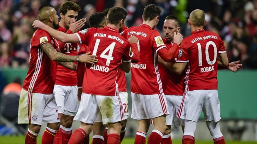Bayern Munich con Arturo Vidal golea al Schalke y avanza en la Copa de Alemania