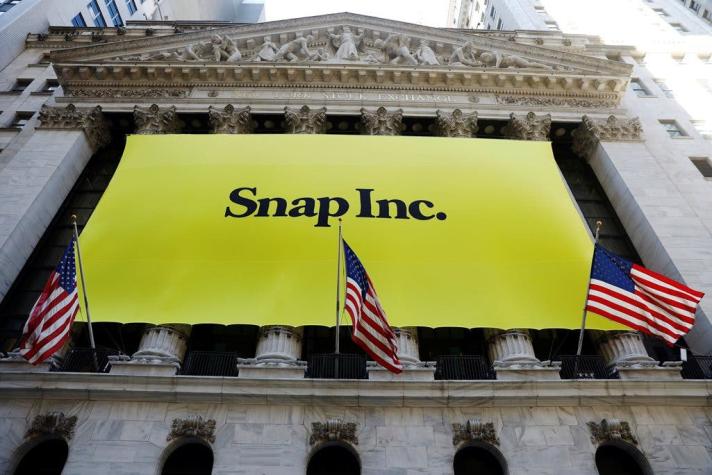 Snapchat debuta en Wall Street con alza de más de 40%