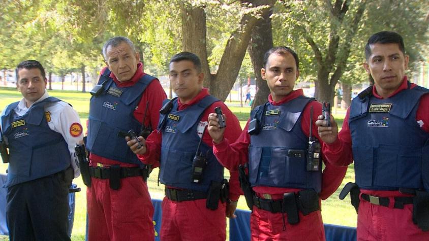 [VIDEO] Polémica por uso de gas pimienta por parte de guardias municipales de Las Condes