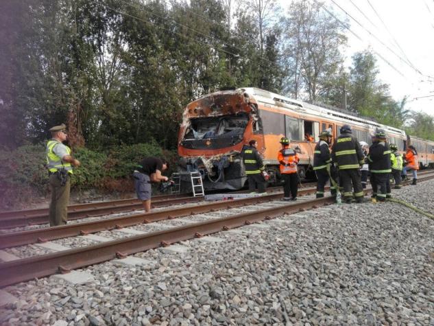 Choque de tren con camión en Requínoa deja dos muertos