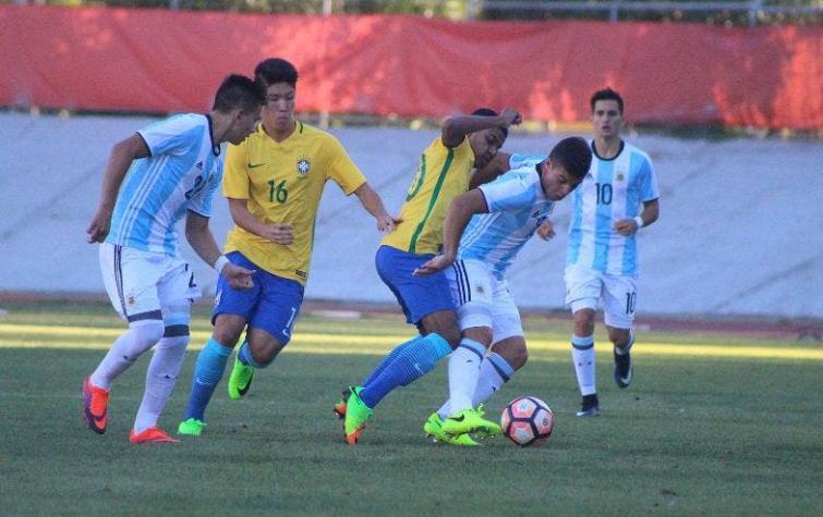 [VIDEO] Brasil supera a una Argentina eliminada del Sudamericano Sub 17