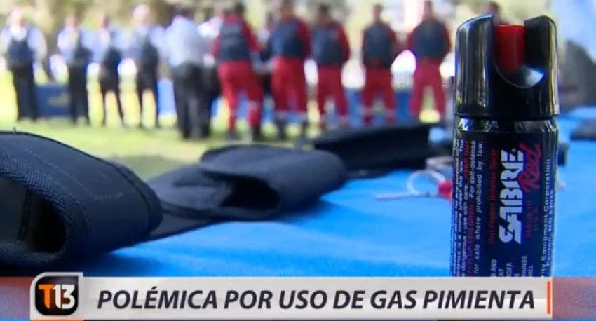 [VIDEO] Polémico uso de gas pimienta en la ciudadanía