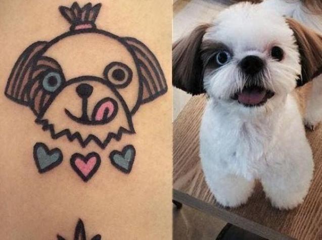 Artista coreana transforma a las mascotas en creativos tatuajes
