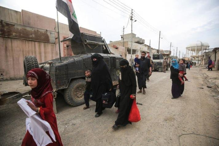 Las fuerzas iraquíes avanzan en el oeste de Mosul