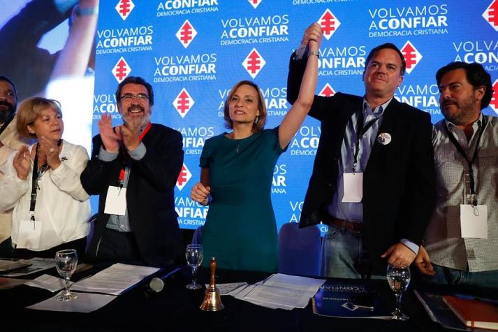 DC proclama a Carolina Goic como candidata presidencial