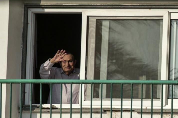 Ex presidente egipcio Hosni Mubarak quedó en libertad