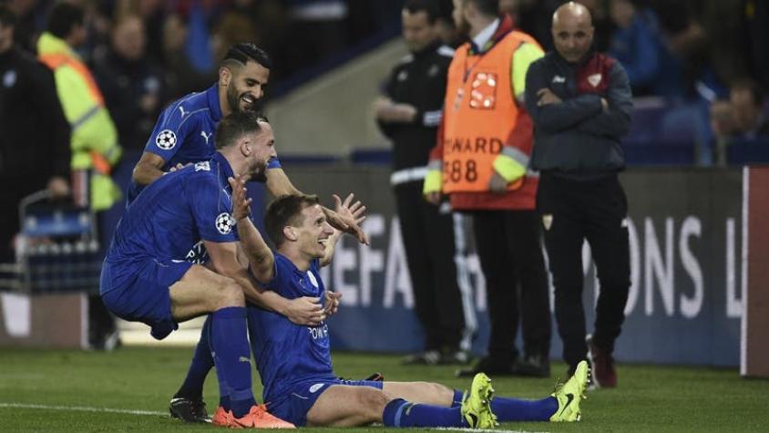 Leicester hace historia en la Champions al pasar a cuartos y eliminar al Sevilla de Sampaoli