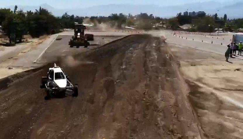 [VIDEO] Mira cómo se construyó la pista de carrera donde se vivirá el emocionante Car Cross