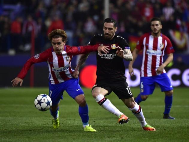 Bayer Leverkusen de Charles Aránguiz empata ante Atlético Madrid y se despide de Champions