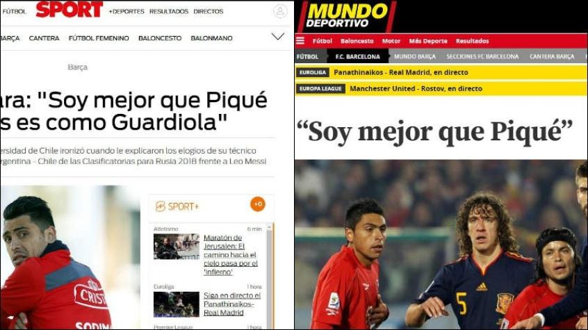 [FOTOS] Comparación de Gonzalo Jara con Gerard Piqué repercute en España
