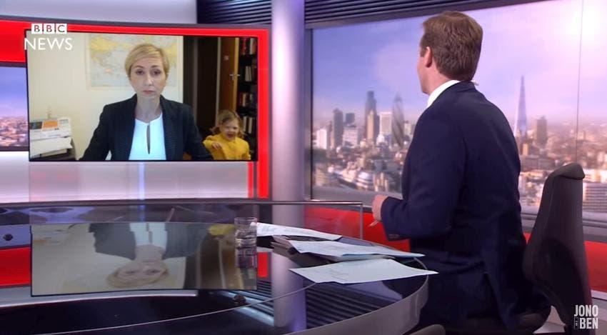 [VIDEO] Parodia imagina cómo hubiera reaccionado una mujer durante la fallida entrevista de BBC