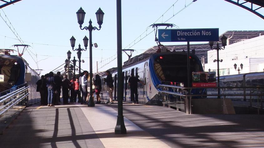 [VIDEO] Metrotren pone en marcha ruta que une Santiago y San Bernardo