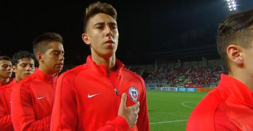 [VIDEO] Así se cantó el himno de Chile en la final del Sudamericano Sub 17