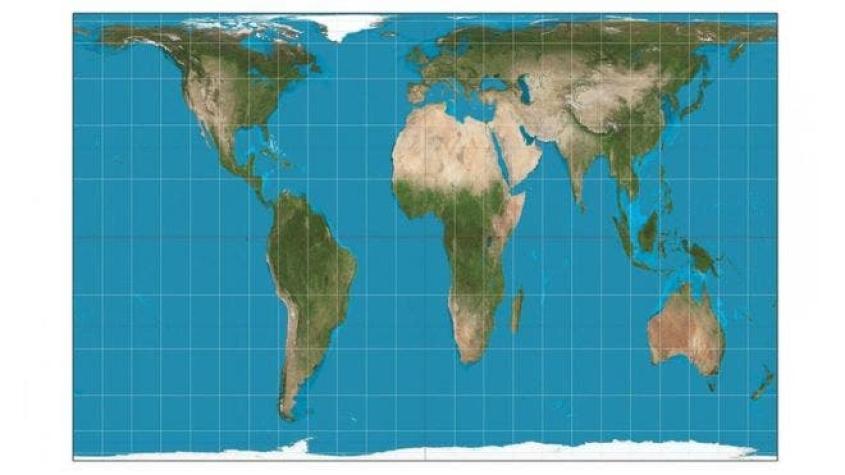 Gall-Peters, el mapa que termina con más de 400 años de visión colonialista