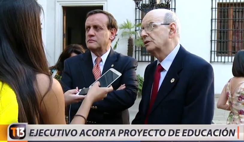 [VIDEO] Rectores se reúnen con Presidenta Bachelet