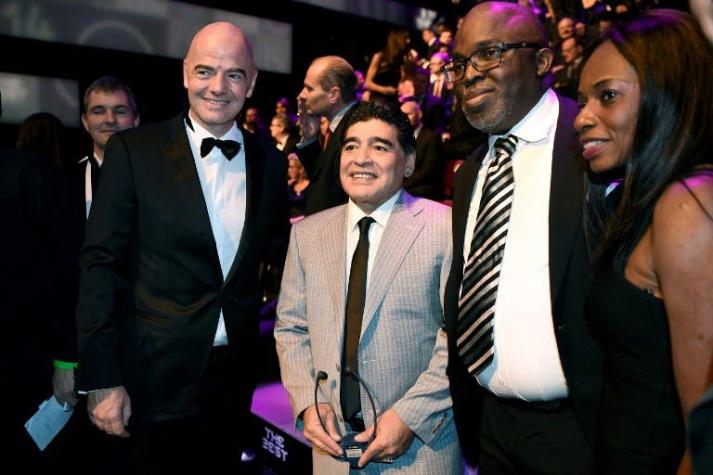 Maradona amenaza: “Si Tinelli sigue en su cargo, me voy de FIFA”