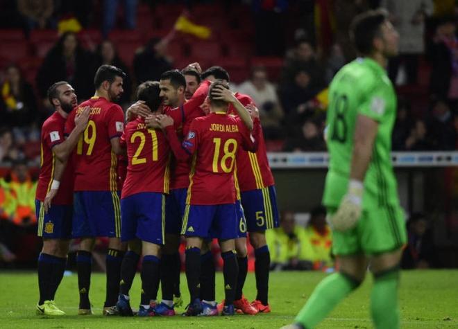 España golea a Israel en las Clasificatorias europeas rumbo a Rusia 2018