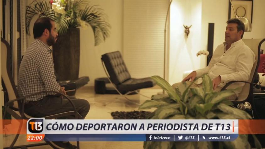 [VIDEO] Así fue la deportación de periodista chileno en Venezuela