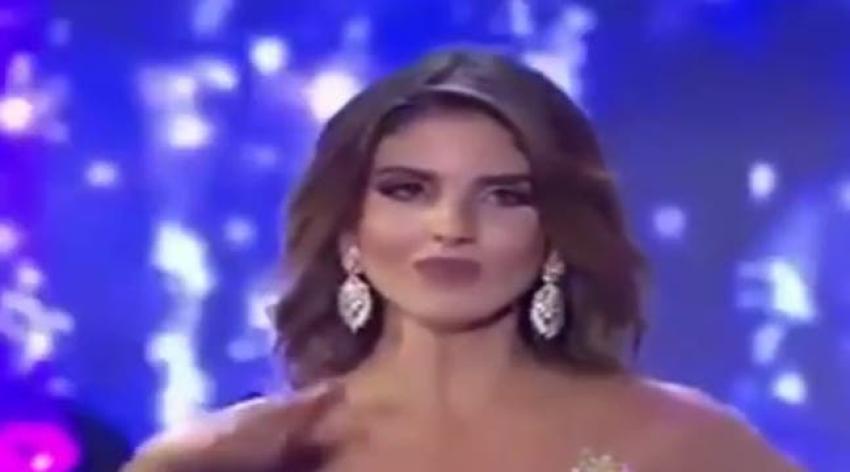 El poco disimulado enojo de esta modelo tras perder el Miss Colombia