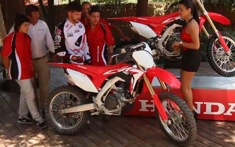 [VIDEO] Para los amantes de la velocidad te presentamos la nueva moto Honda CRF 450R