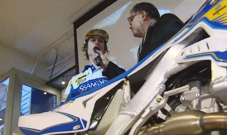 [VIDEO] Así fue el lanzamiento de la nueva moto del piloto nacional Benjamín Herrera