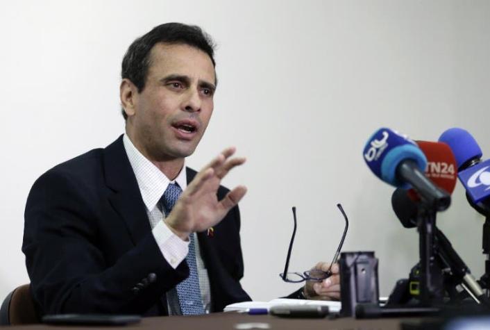 Henrique Capriles pide en la OEA que Venezuela "restituya el hilo Constitucional"