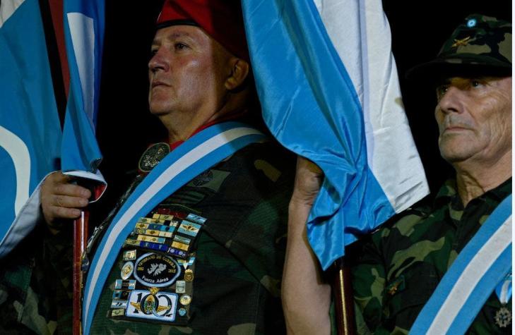 Veteranos argentinos se reúnen para conmemorar el 35° aniversario de soberanía sobre las Malvinas