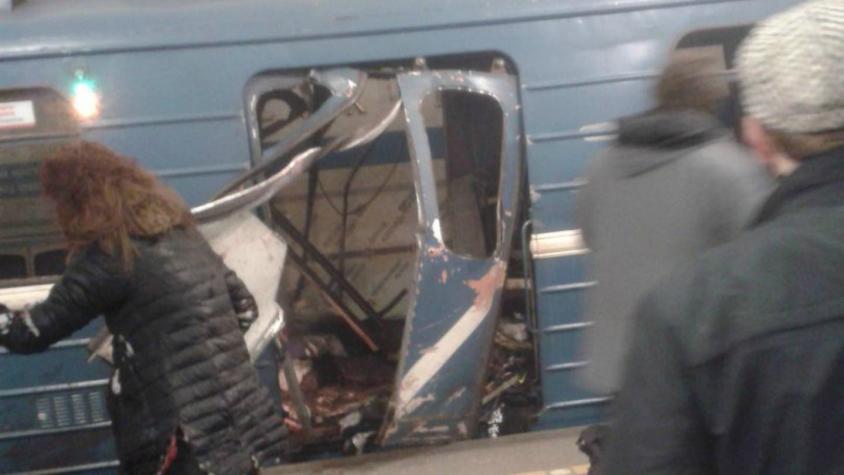 Explosión en el metro de San Petersburgo deja muertos y heridos