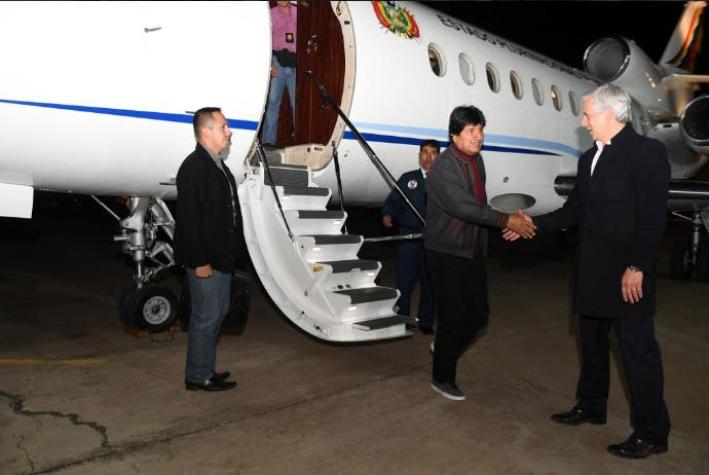 Evo Morales regresa a Bolivia tras su cirugía en Cuba