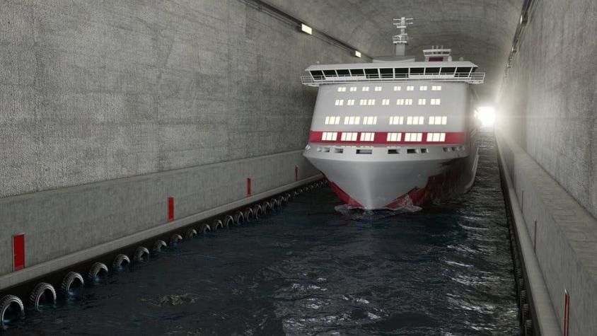 Así será el primer túnel para buques en el mundo que construirá Noruega