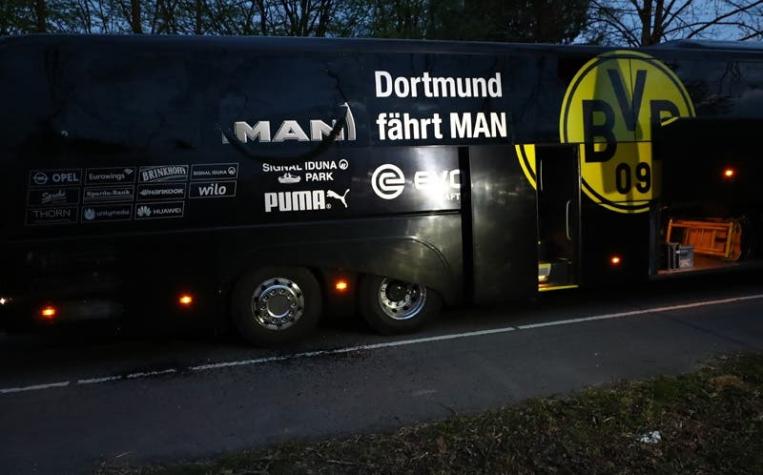[VIDEO] Los daños que acusa el bus del Borussia Dortmund luego de la explosión