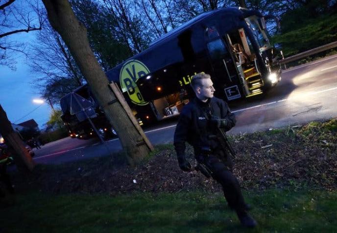 Autoridades descartan ataque terrorista ante explosiones que afectaron al bus del Dortmund