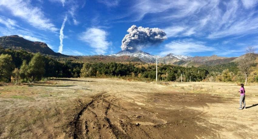 Así se ve el volcán Nevados de Chillán tras un nuevo pulso eruptivo