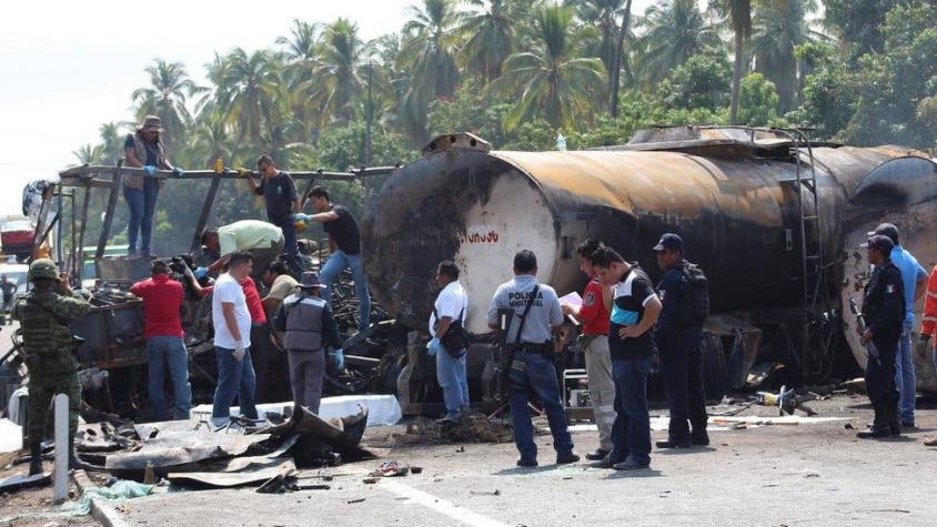 México: al menos 24 personas mueren tras el incendio de un autobús que chocó con un camión cisterna