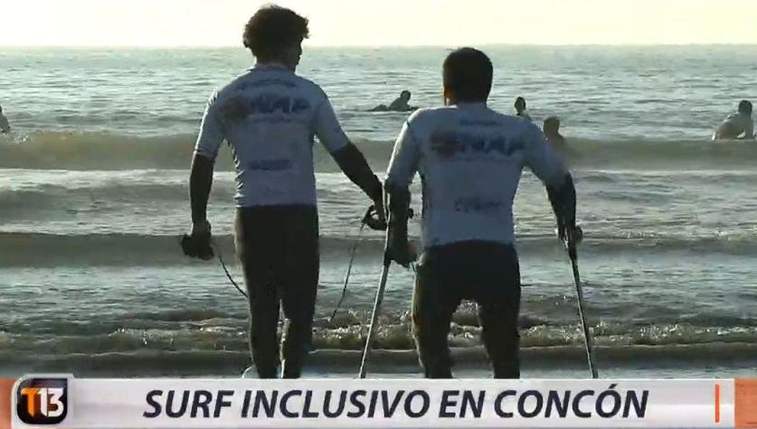 [VIDEO] Surf inclusivo en Concón